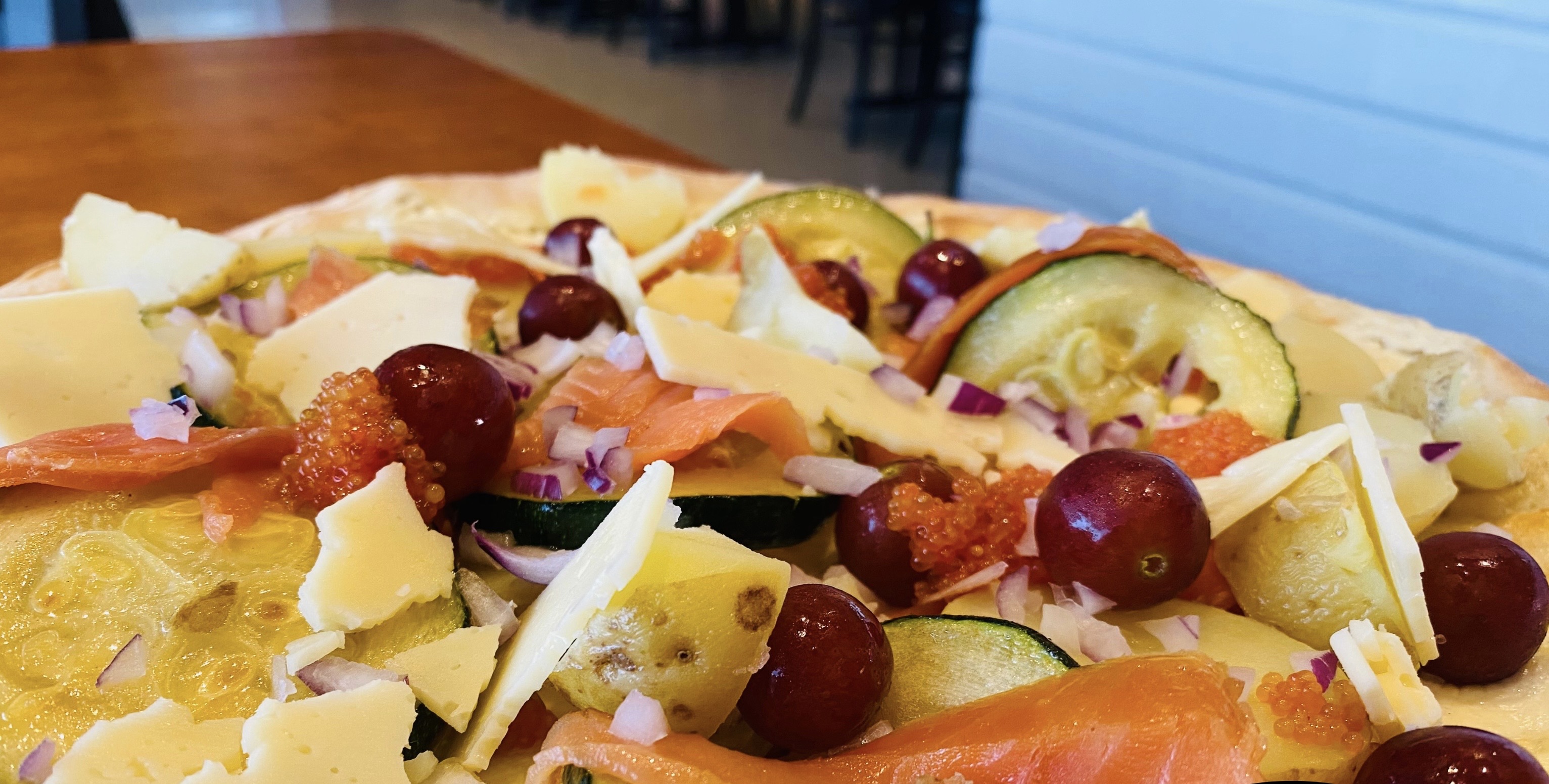 Pizza bianco på Sundbro Krog
